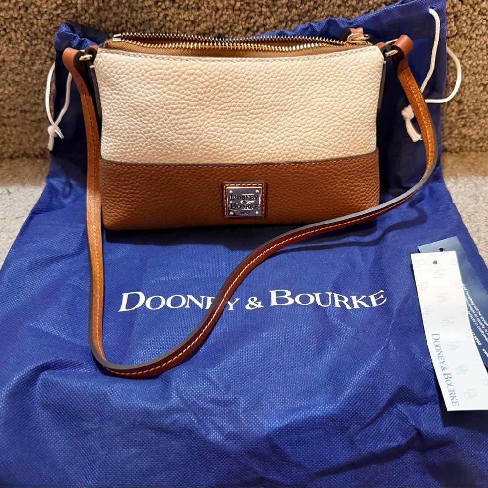 Dooney & Bourke Colorblock Pebble Leather Izzy Bag